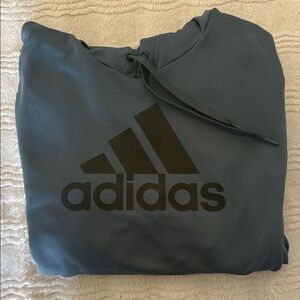 Adidas Men's Dark Gray Hoodie